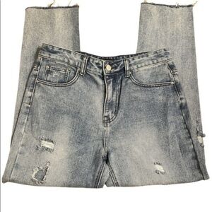 Nasty gal women’s jeans call me trouble distress mom pants NWT Sz EU 38